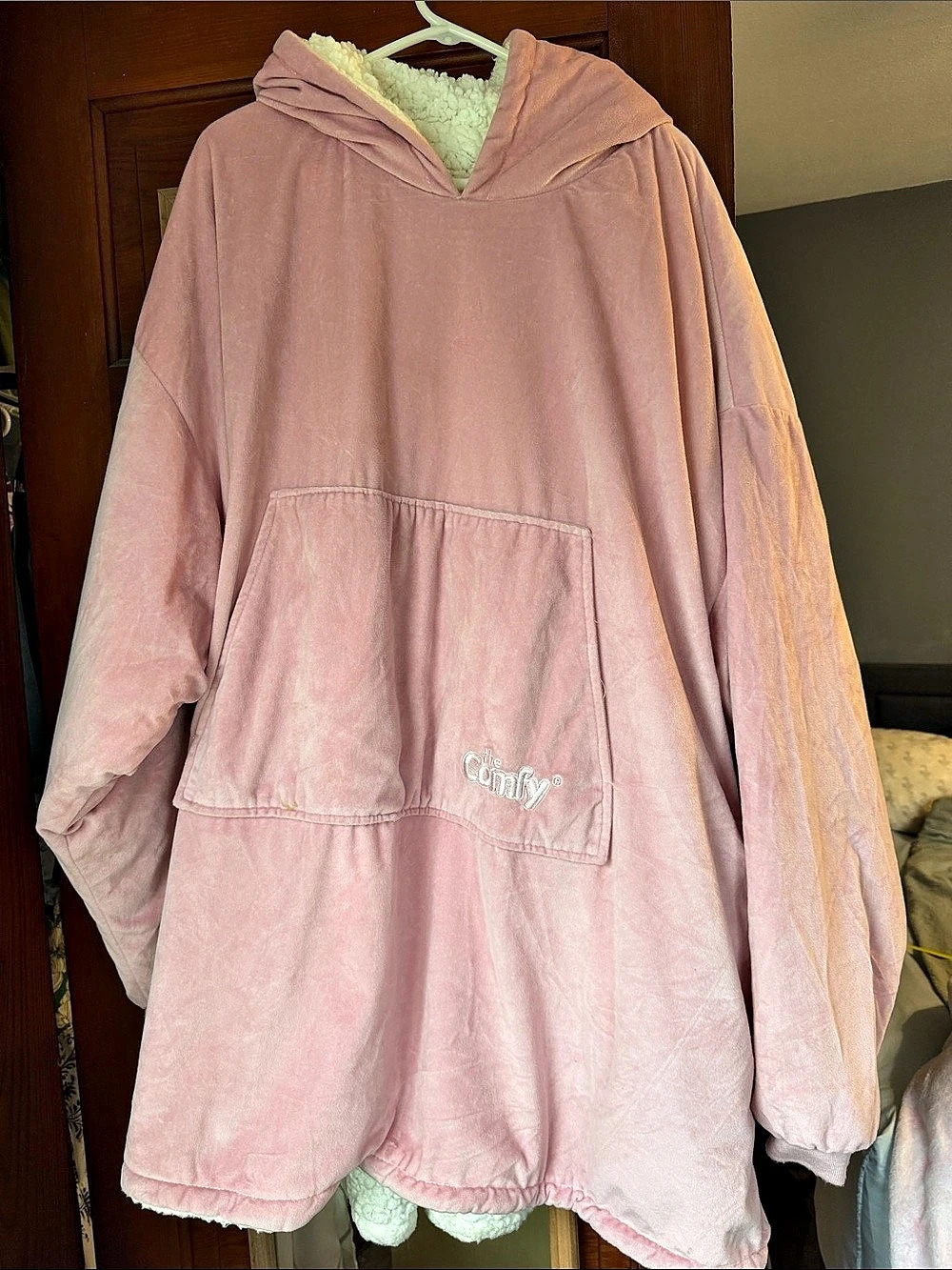 The Comfy Original Pink Hooded Pullover